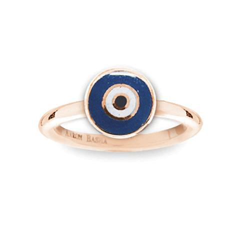 Round Evil Eye Ring