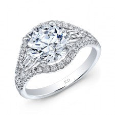 WHITE GOLD CONTEMPORARY DIAMOND BRIDAL RING