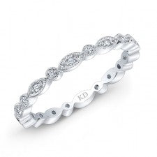 WHITE GOLD INSPIRED FASHION DIAMOND BAND