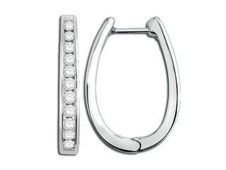 Gold  And Diamond Earring