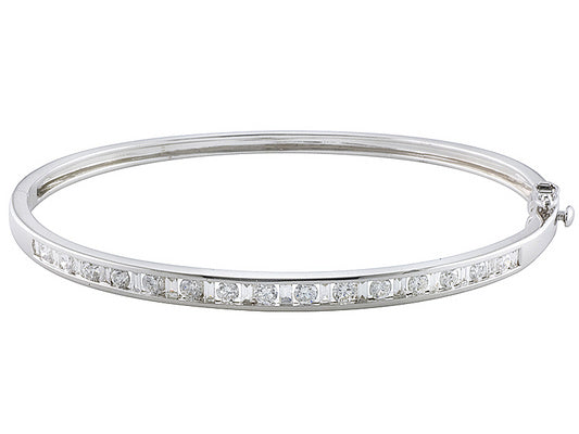 Gold  And Diamond Bangle