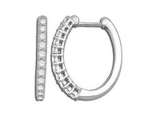 Gold  And Diamond Earring