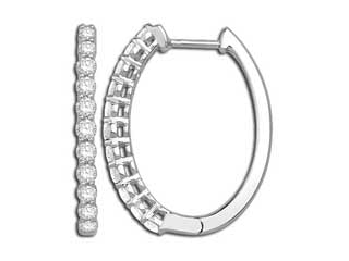 Gold  And Diamond Earring