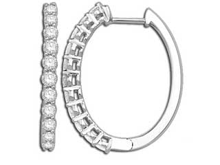 Gold  And Diamond Earring