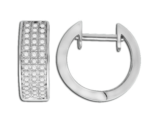 Gold  And Diamond Earring