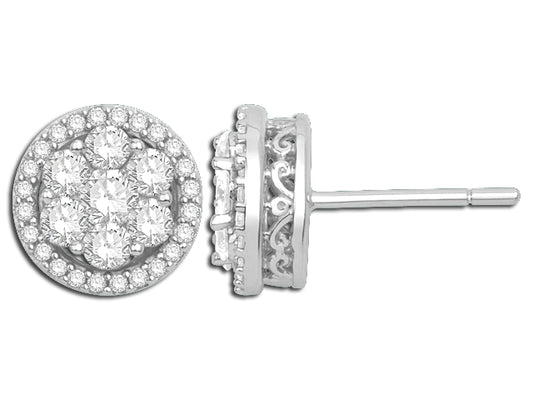 Gold  And Diamond Earring