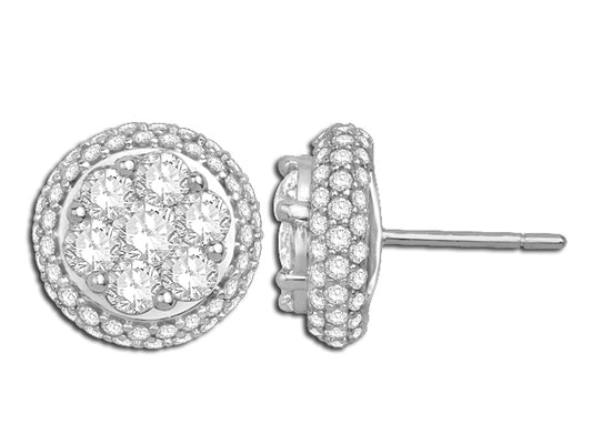 Gold  And Diamond Earring