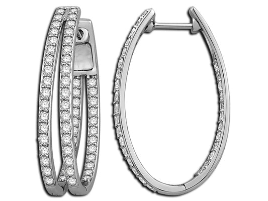 Gold  And Diamond Earring