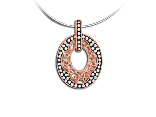Gold  And Diamond Pendant