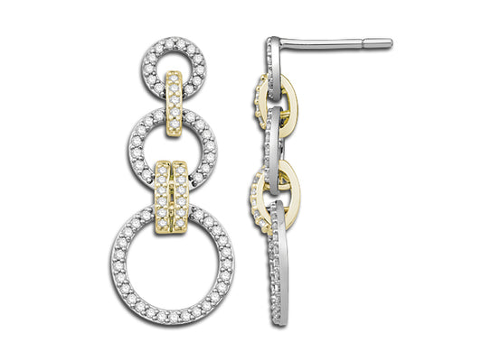 Gold  And Diamond Earring