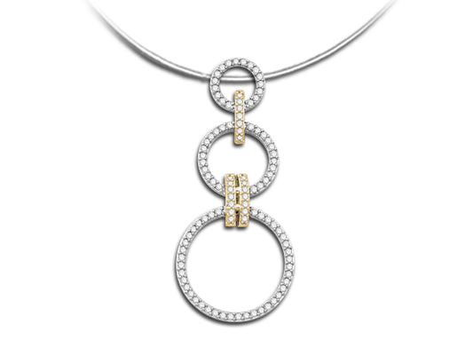 Gold  And Diamond Pendant