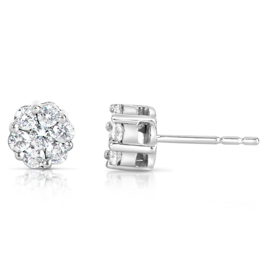 Gold  And Diamond Earring