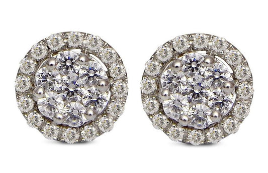 Gold  And Diamond Earring