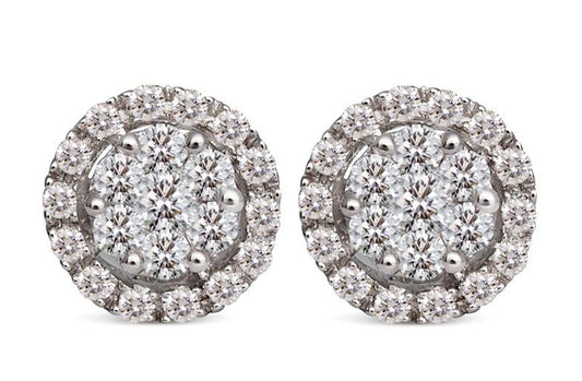 Gold  And Diamond Earring