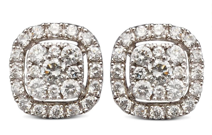 Gold  And Diamond Earring