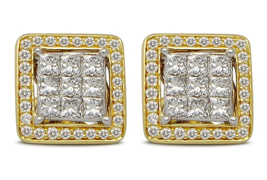 Gold  And Diamond Earring
