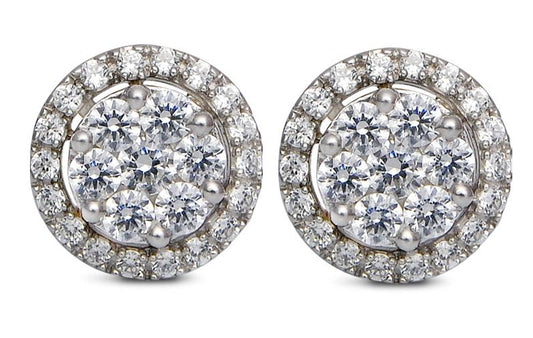 Gold  And Diamond Earring