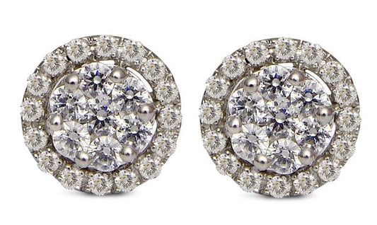 Gold  And Diamond Earring