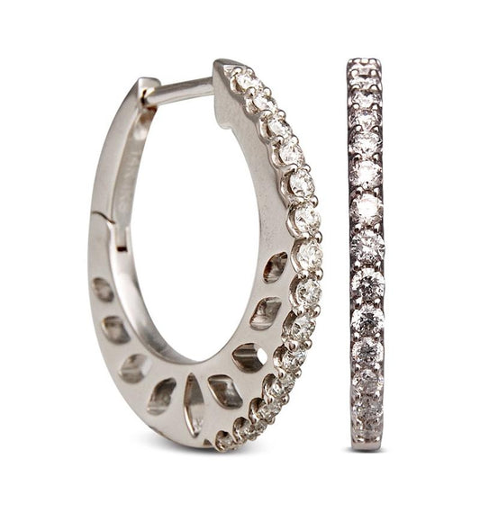 Gold  And Diamond Earring