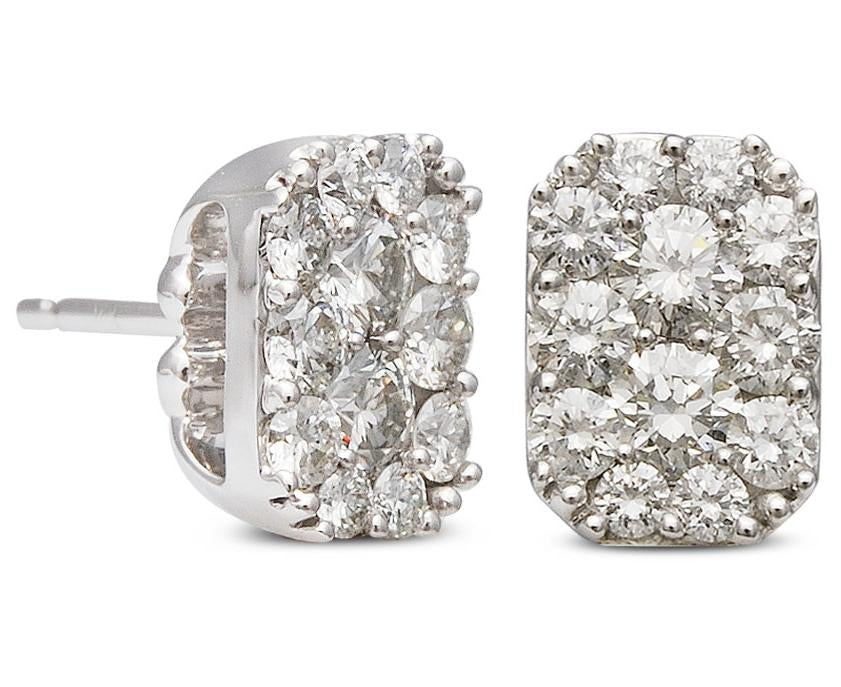 Gold  And Diamond Earring