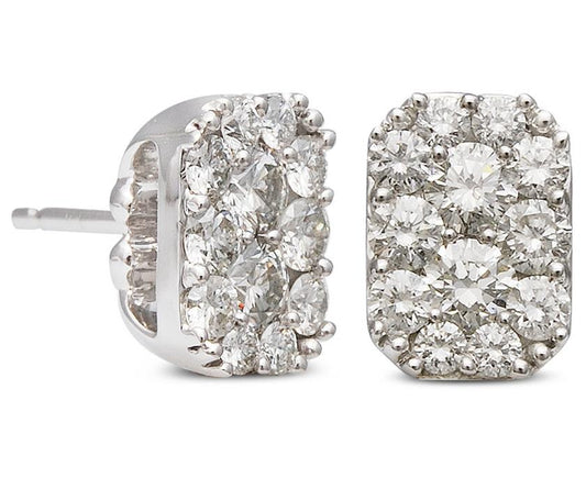 Gold  And Diamond Earring