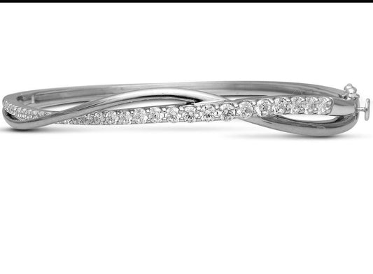 Gold  And Diamond Bangle