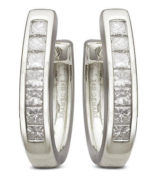Gold  And Diamond Earring