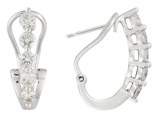 Gold  And Diamond Earring