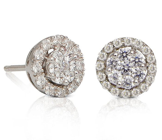 Gold  And Diamond Earring