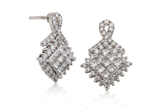 Gold  And Diamond Earring