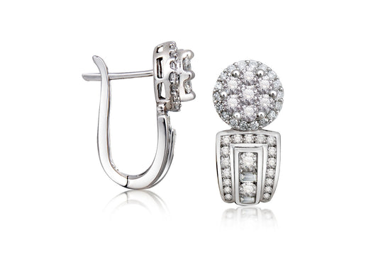 Gold  And Diamond Earring