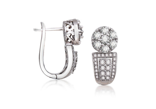 Gold  And Diamond Earring