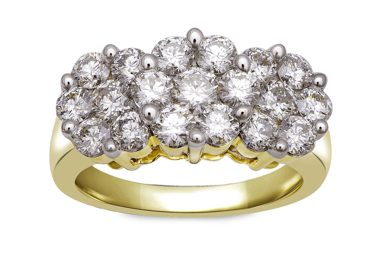 Gold  And Diamond Ring