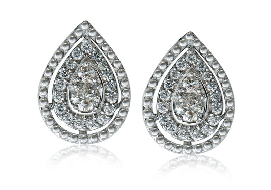 Gold  And Diamond Earring