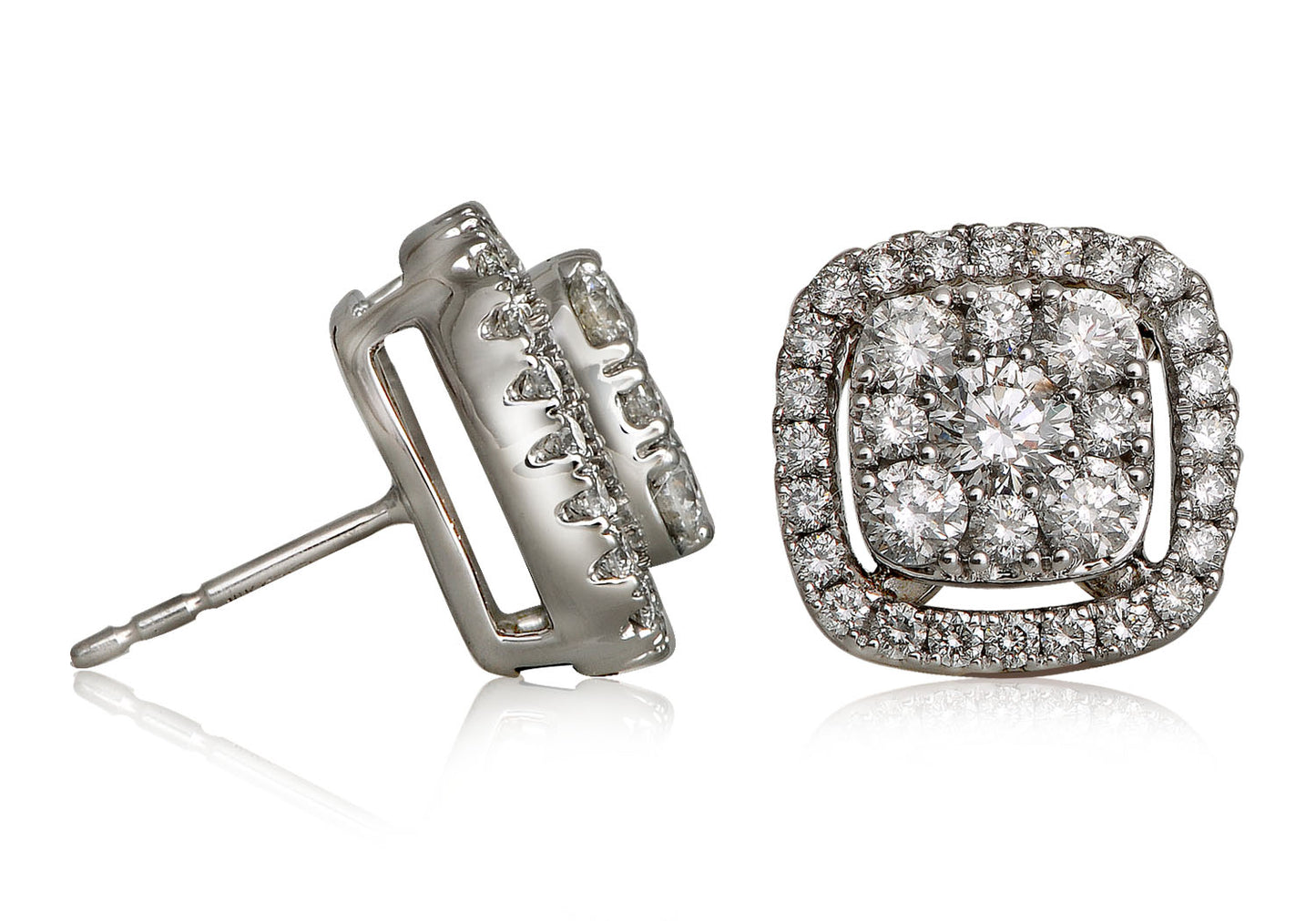 Gold  And Diamond Earring
