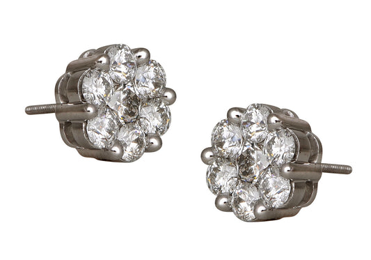 Gold  And Diamond Earring