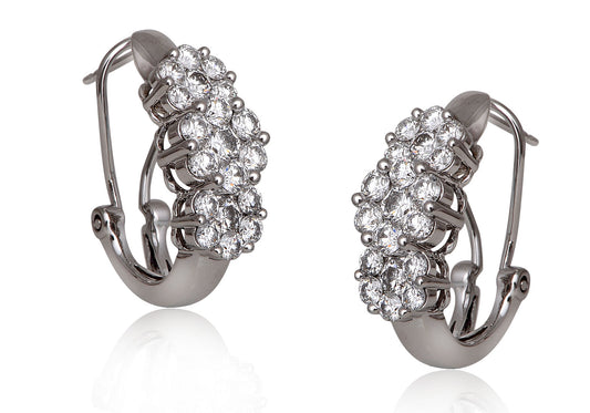 Gold  And Diamond Earring