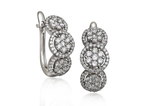 Gold  And Diamond Earring