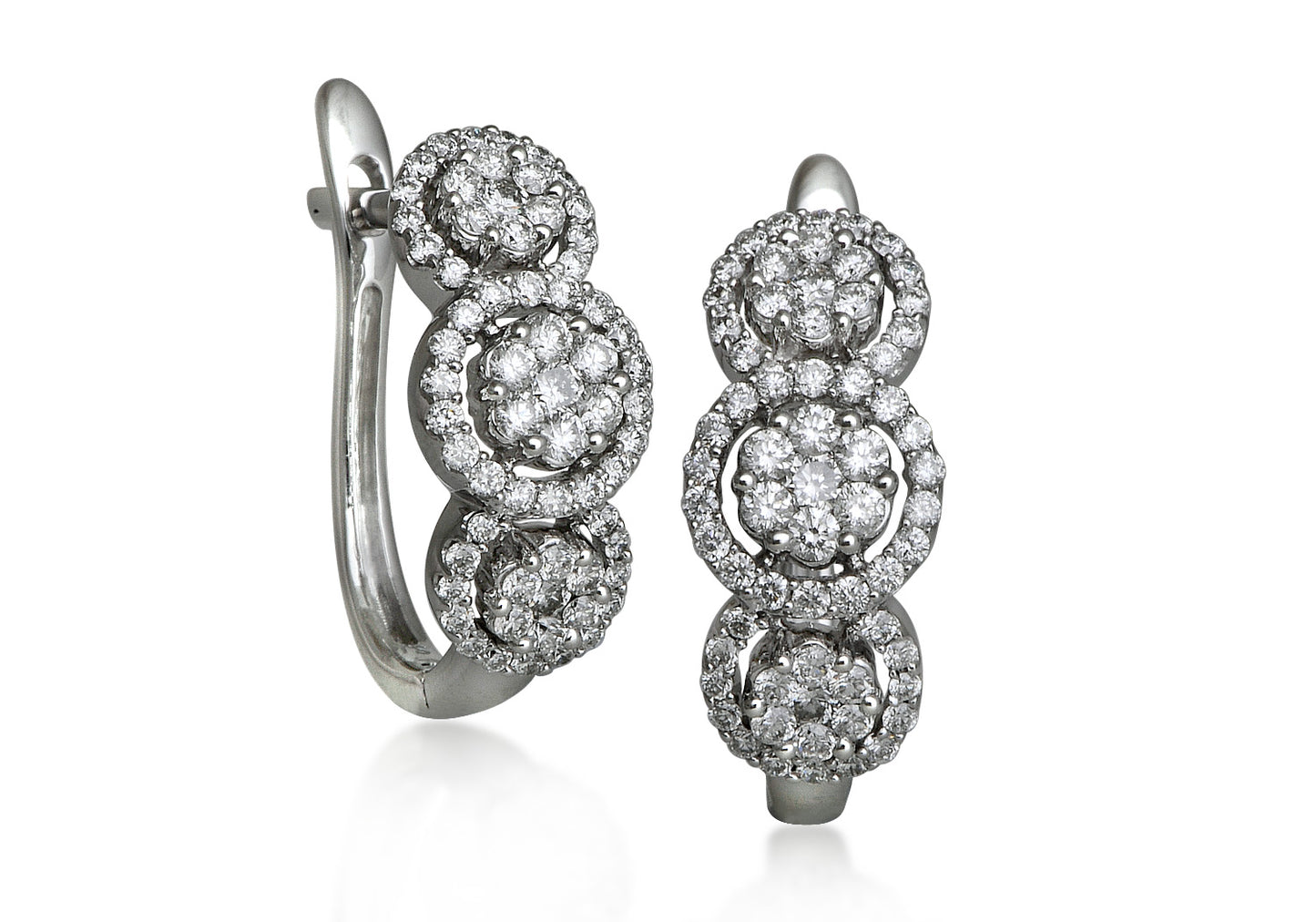 Gold  And Diamond Earring