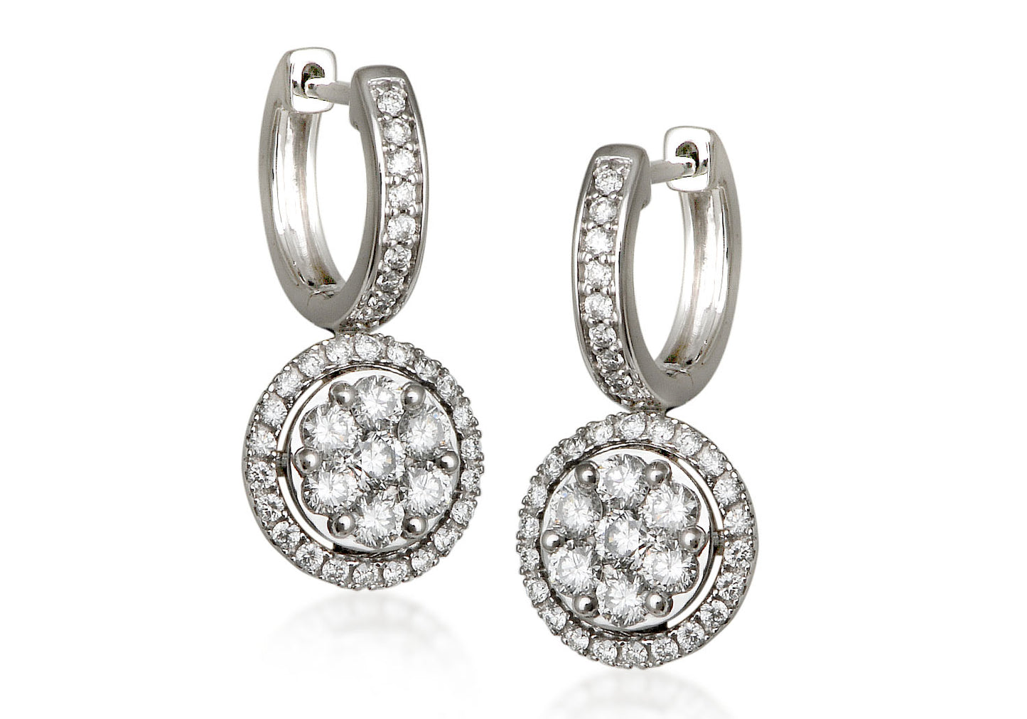 Gold  And Diamond Earring