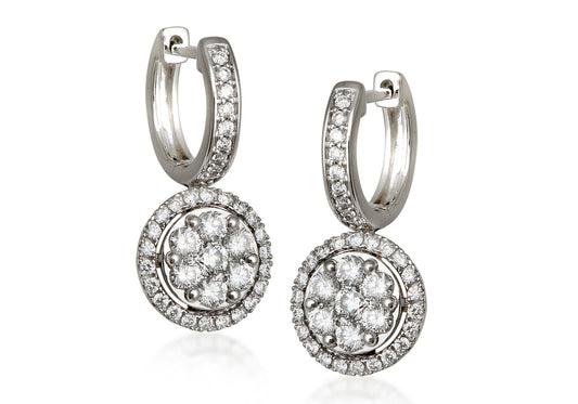 Gold  And Diamond Earring