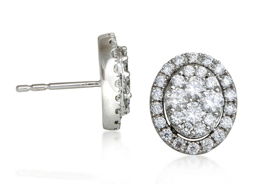 Gold  And Diamond Earring