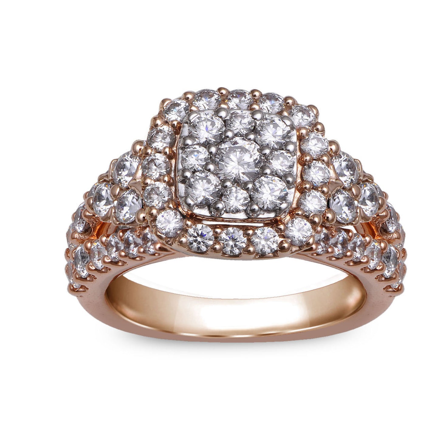 Gold  And Diamond Ring