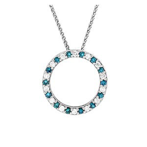 Blue Diamond Pendant