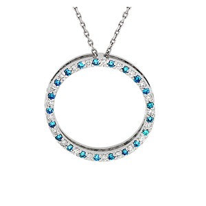 Blue Diamond Pendant