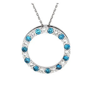Blue Diamond Pendant