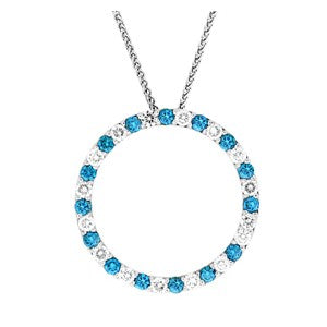 Blue Diamond Pendant