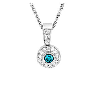 Blue Diamond Pendant