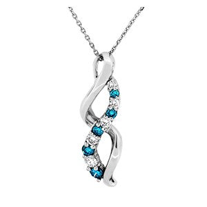 Blue Diamond Pendant