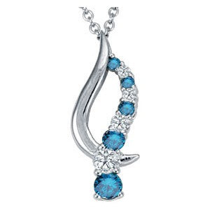 Blue Diamond Pendant
